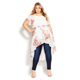 Floral Crush Jacket - ivory