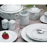 Noritake Birchwood 5 Piece Place Setting, Service for 1 Porcelain/Ceramic in Gray/White | Wayfair 4355-05E