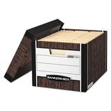 Bankers Box® R-Kive Max Storage Box, Letter/Legal, 12 x 15 x 10, Woodgrain, 4/Ctn, Size 20.5 H x 28.75 W x 3.0 D in | Wayfair FEL0072506
