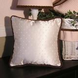 Brandee Danielle Pink Chocolate Throw Pillow Polyester/Polyfill/Cotton Blend in White, Size 12.0 H x 12.0 W x 6.0 D in | Wayfair 187IPPC