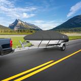 Classic Accessories StormPro Heavy-Duty Boat Cover, 14 - 16 Feet Long x 75 Inch Wide Polyester in Gray | Wayfair 88958