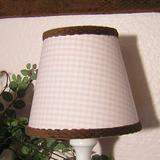Brandee Danielle 7" H Cotton Empire Lamp Shade ( Clip On ) Cotton in Pink, Size 7.0 H x 8.0 W x 8.0 D in | Wayfair 187SGPC