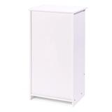 Badger Basket Doll Armoire w/ Pink Gingham Fabric Wood in Brown/White, Size 21.5 H x 8.5 W x 12.5 D in | Wayfair 01201