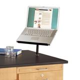 Diversified Woodcrafts LabHand Laptop Mount, Steel in Black, Size 5.5 H x 12.5 W x 12.5 D in | Wayfair 100994X6