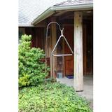 Enclume 16" Large Western Dinner Triangle Metal in Gray, Size 16.0 H x 16.0 W x 2.0 D in | Wayfair TR1 HS