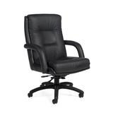 Global Furniture Group Arturo Executive Chair Upholstered in Black, Size 43.0 H x 26.0 W x 30.0 D in | Wayfair 3992BK-450/550
