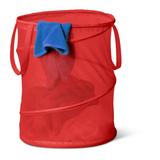 Rebrilliant Pop Open Pop Up Hamper Mesh/Fabric in Red, Size 33.07 H in | Wayfair HMP-01261