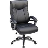 Lorell Executive Chair Upholstered in Black, Size 46.5 H x 27.0 W x 30.0 D in | Wayfair 69516