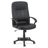 Lorell Chadwick Executive Chair Upholstered in Black, Size 42.71 H x 26.0 W x 29.5 D in | Wayfair 60120