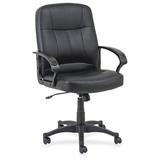 Lorell Chadwick Task Chair Upholstered in Black/Gray, Size 39.17 H x 26.0 W x 28.0 D in | Wayfair 60121