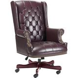 Lorell Executive Chair Upholstered in Brown, Size 44.0 H x 30.0 W x 32.0 D in | Wayfair 60603