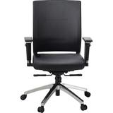 Lorell Mesh Task Chair Upholstered/Metal in Black/Gray, Size 40.25 H x 28.5 W x 28.3 D in | Wayfair LLR90040