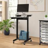 Luxor Book Cart Metal in Black, Size 45.0 H x 24.0 W x 31.0 D in | Wayfair PS3945