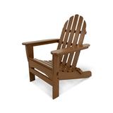 POLYWOOD® Classic Folding Adirondack Chair Plastic/Resin in Brown, Size 35.75 H x 29.0 W x 35.75 D in | Wayfair AD5030TE