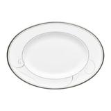 Noritake Platinum Wave Butter Dish Porcelain China/All Ceramic in White | Wayfair 9317-738