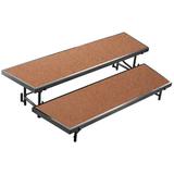 National Public Seating Tapered Standing Choral Riser Set in Hardboard, Size 16.0 H x 66.0 W x 8.0 D in | Wayfair RT2LHB