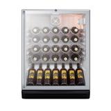 Summit Appliance 36 Bottle Single Zone Freestanding Commercial Wine Refrigerator, Stainless Steel in Black, Size 32.25 H x 24.0 W x 23.63 D in