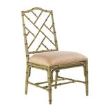 Tommy Bahama Home Island Estate Ceylon Side Chair Wood/Upholstered/Fabric in Green, Size 40.75 H x 23.75 W x 22.5 D in | Wayfair 01-0533-882-447311