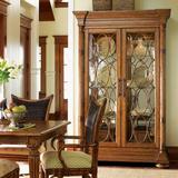 Tommy Bahama Home Island Estate Mariana Lighted Curio Cabinet Wood in Brown/Red, Size 86.0 H x 54.75 W x 22.0 D in | Wayfair 01-0531-864