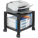Kantek Two-Shelf Mobile Printer Stand Plastic in Black | Wayfair KTKPS510