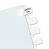 Redi-Tag Corporation Side-Mount Self-Stick Plastic Index Tab, One Inc, 104/Pack in White, Size 8.0 H x 3.8 W x 0.4 D in | Wayfair RTG31000