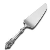 Wallace Grand Baroque Cake/Pastry Server Sterling Silver/Sterling Silver Flatware in Gray, Size 10.5 H x 6.2 W in | Wayfair W106952