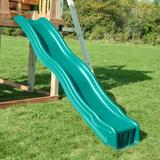 Swing-n-Slide Cool Wave For 4' Deck in Green, Size 48.0 H x 18.0 W x 91.5 D in | Wayfair NE 4675-1T