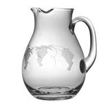 Susquehanna Glass Sonoma Hand-Cut Classic Round Pitcher Glass, Size 7.0 H x 7.0 W in | Wayfair WAY-0297-87