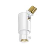 WAC Lighting Track System Sloped Ceiling Adapter in White, Size 1.25 H x 2.25 D in | Wayfair SK14-WT