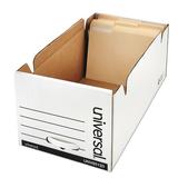 Universal® Storage Box Drawer Files, 6/Carton Corrugated in White, Size 26.0 H x 38.0 W x 7.5 D in | Wayfair UNV85120