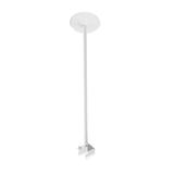 WAC Lighting All Track System & Lighting Suspension Kit in White, Size 48.0 H x 4.25 D in | Wayfair SK48-WT