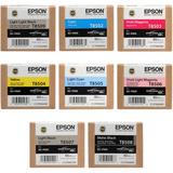 Epson T850 UltraChrome HD 8-Ink Cartridge Set with Matte Black T850900