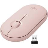 Logitech Pebble M350 Wireless Mouse (Rose) 910-005769