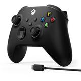 Microsoft Xbox Wireless Controller + USB Type-C Cable (2020, Carbon Black) 1V8-00001