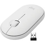Logitech Pebble M350 Wireless Mouse (White) 910-005770