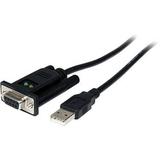 StarTech 1-Port USB to Null Modem RS232 DB9 Serial DCE Adapter Cable with FTDI ICUSB232FTN
