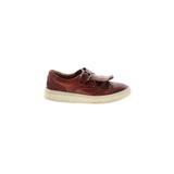 FRYE Flats: Brown Print Shoes - Women's Size 7 - Closed Toe