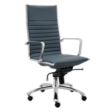 Darby High Back office Chair - Blue