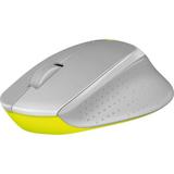 Logitech M330 Silent Plus Wireless Mouse (Gray/Yellow) 910-004908