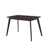 Corrigan Studio® Lamya 48" Solid Oak Dining Table Wood in Brown, Size 30.0 H x 48.0 W x 30.0 D in | Wayfair 4F7A0CC97BEA4B0798824132DC9AF59A