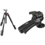 Manfrotto MT190XPRO4 Aluminum Tripod Kit with 322RC2 Grip Action Ball Head and Quick MT190XPRO4