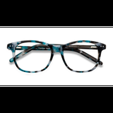 Female s horn Nebular Blue Acetate Prescription eyeglasses - Eyebuydirect s Almost Famous