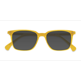 Unisex s rectangle Yellow Acetate Prescription sunglasses - Eyebuydirect s Luck