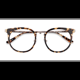 Unisex s round Tortoise Acetate, Metal Prescription eyeglasses - Eyebuydirect s Murphy