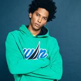 Nautica Men's Eddie Win X Nautica Logo Hoodie Dark Dill, L