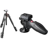 Manfrotto MT190XPRO4 Aluminum Tripod Kit with 324RC2 Joystick Head and Quick Release MT190XPRO4