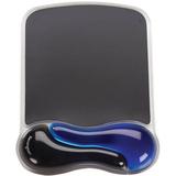 Kensington Duo Gel Mouse Pad with Wrist Rest (Blue and Black) K62401AM