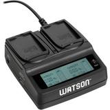 Watson Duo LCD Charger with 2 Plates for NP-60, EN-EL5 or LI-20B DLCX