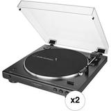 Audio-Technica Consumer AT-LP60XBT-USB-BK Fully Automatic Two-Speed Stereo Turntable with Bluetooth AT-LP60XBT-USB-BK