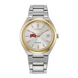 Women's Silver/Gold UNLV Rebels Eco-Drive Two-Tone Watch